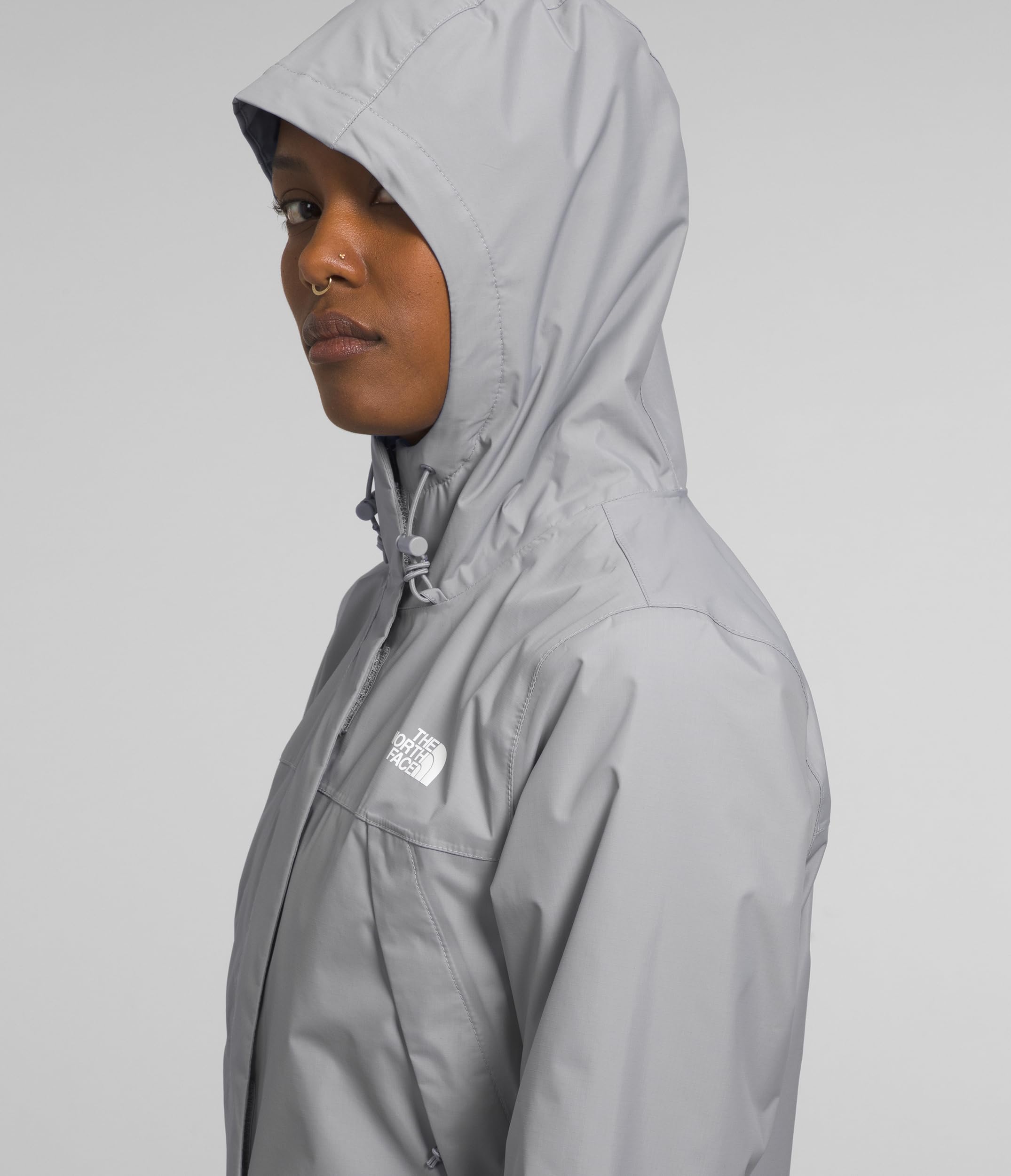 Foto 7 pulgar | Chaqueta The North Face Antora Impermeable Para Mujer En S Meld Grey - Venta Internacional.