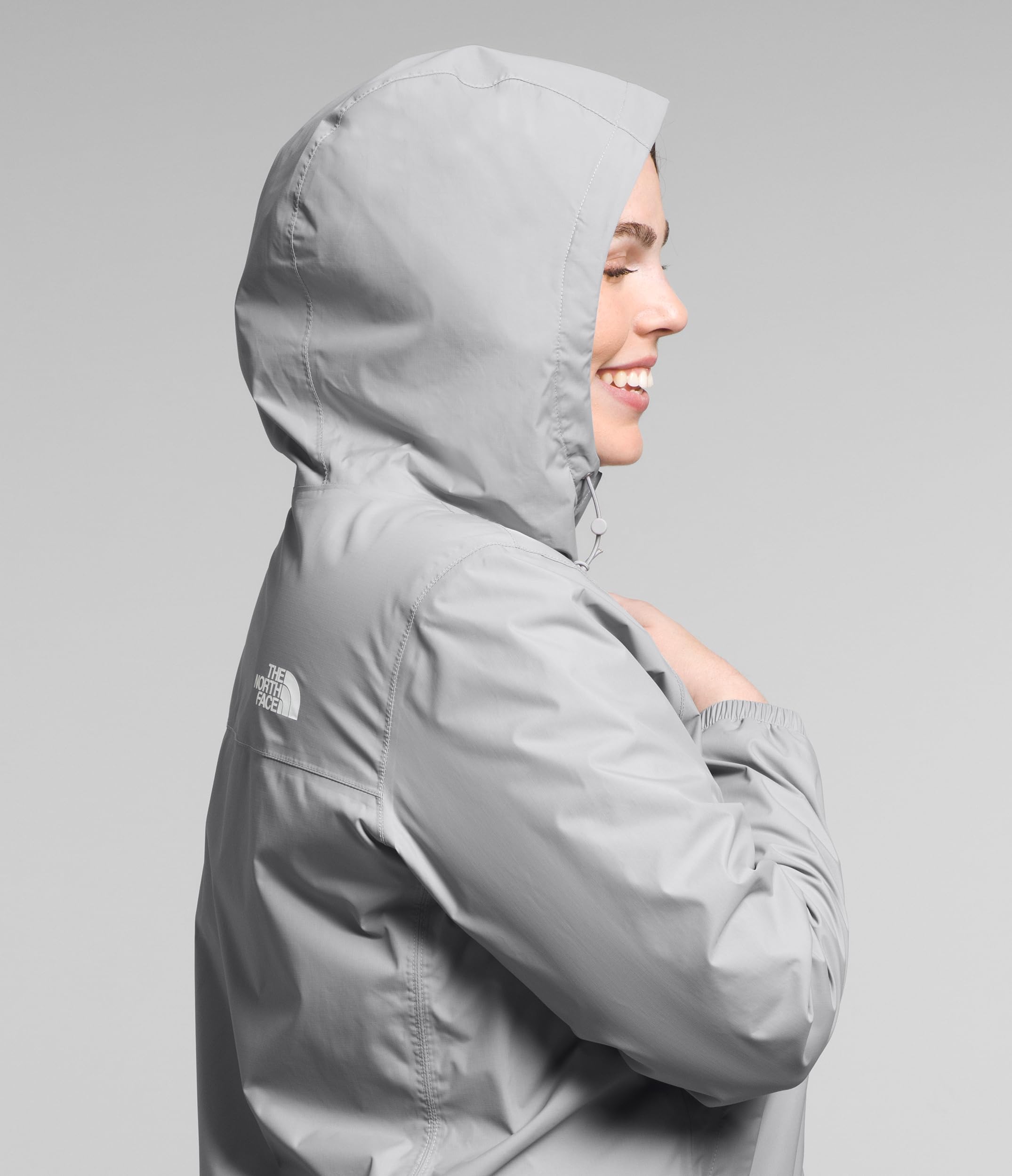 Foto 7 | Chaqueta The North Face Antora Impermeable Para Mujer En S Meld Grey - Venta Internacional.