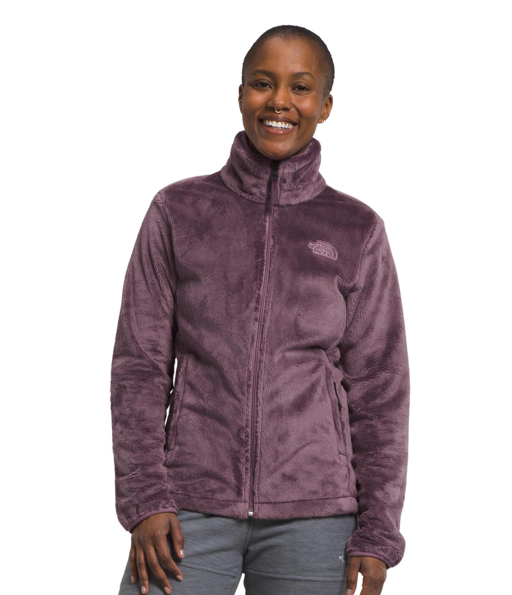 Foto 2 pulgar | Chaqueta Polar The North Face Para Mujer Osito Midnight Mauve - Venta Internacional.