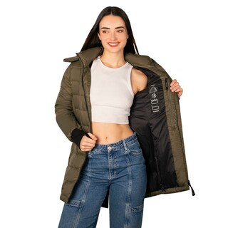 Foto 3 | Chamarra con Capucha Greenlander para Mujer