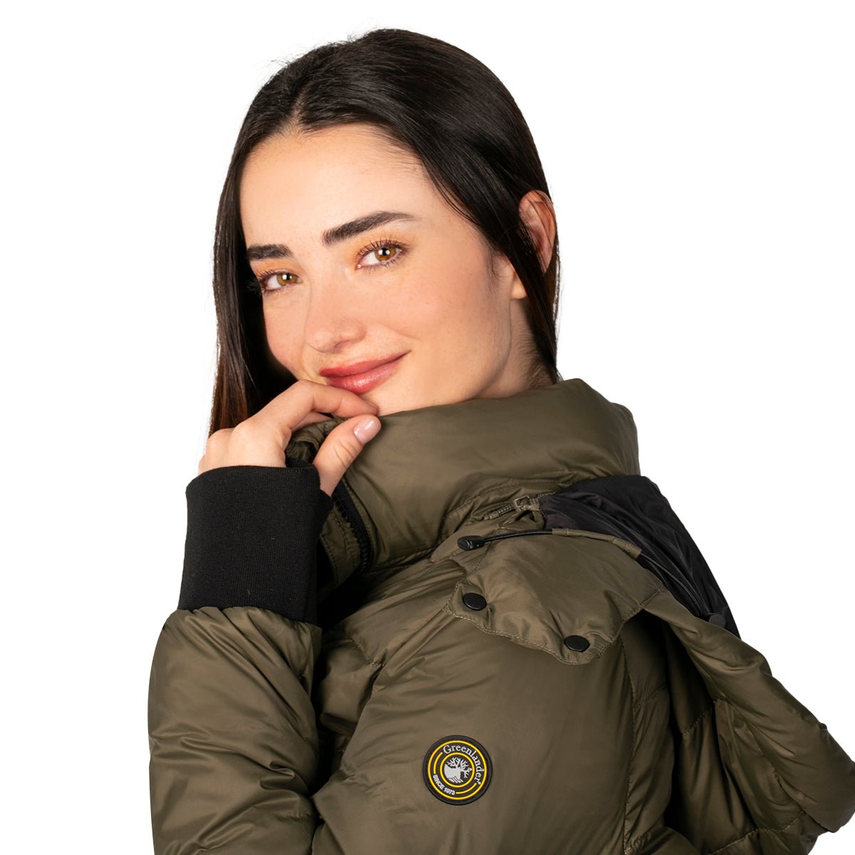 Foto 5 pulgar | Chamarra con Capucha Greenlander para Mujer