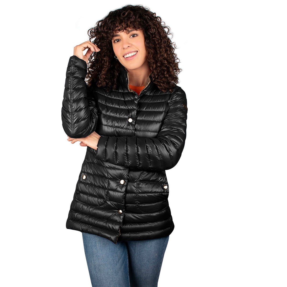 Foto 1 | Chamarra Greenlander Reversible De Pluma Para Mujer
