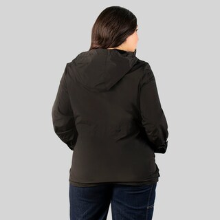 Foto 4 | Chamarra Greenlander Rompevientos Con Gorro Tallas Extra Para Mujer