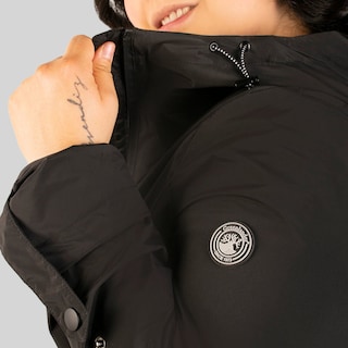 Foto 5 | Chamarra Greenlander Rompevientos Con Gorro Tallas Extra Para Mujer