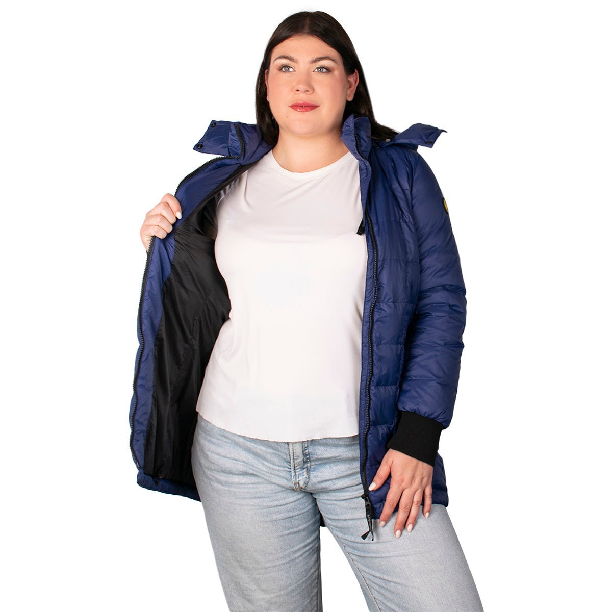 Foto 2 pulgar | Chamarra Greenlander Capitonada Con Capucha Packable Para Mujer