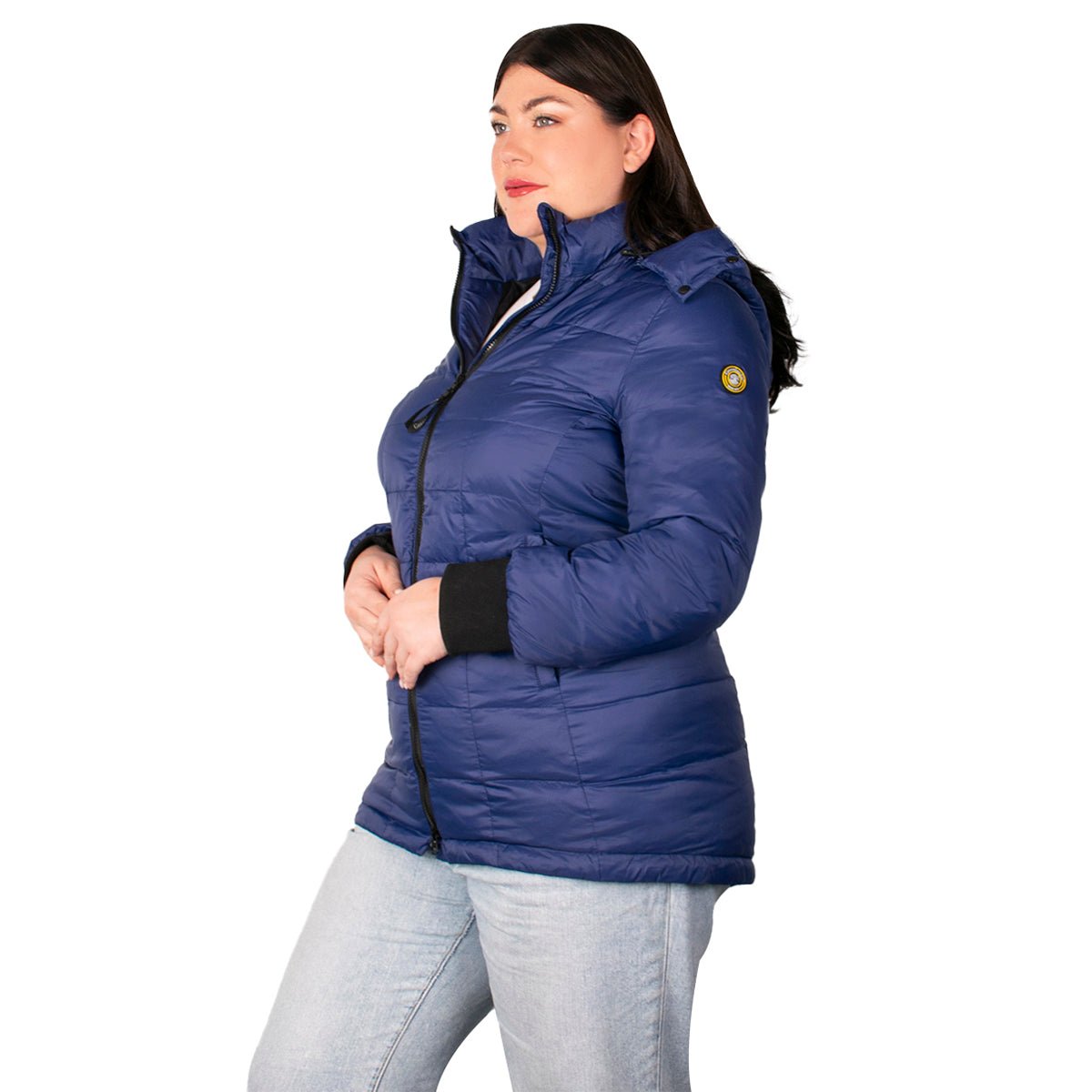 Foto 3 pulgar | Chamarra Greenlander Capitonada Con Capucha Packable Para Mujer