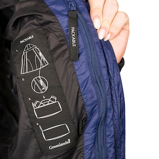 Foto 6 | Chamarra Greenlander Capitonada Con Capucha Packable Para Mujer