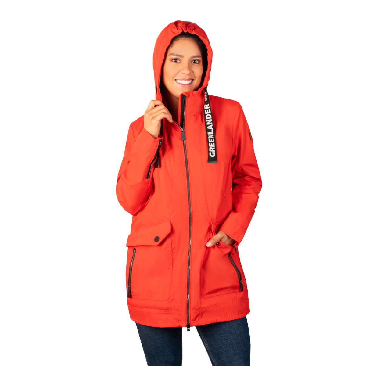 Foto 5 pulgar | Chamarra Greenlander Rompecientos Con Gorro Para Mujer