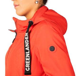 Foto 8 | Chamarra Greenlander Rompecientos Con Gorro Para Mujer