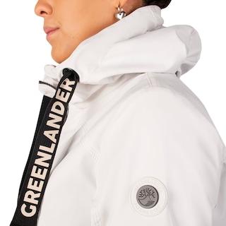 Foto 5 | Chamarra Greenlander Rompecientos Con Gorro Para Mujer
