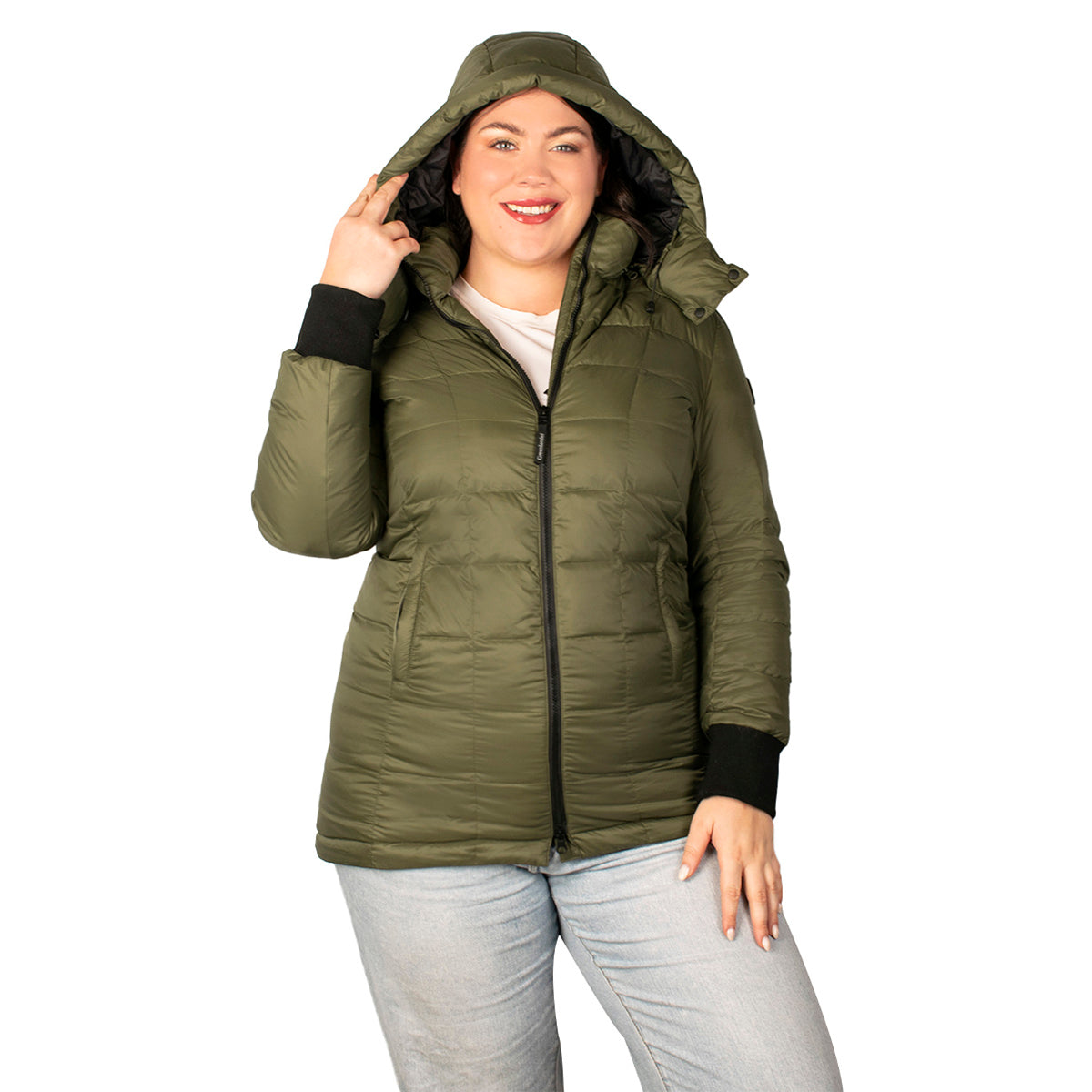 Foto 2 pulgar | Chamarra Greenlander Capitonada Con Capucha Packable Para Mujer