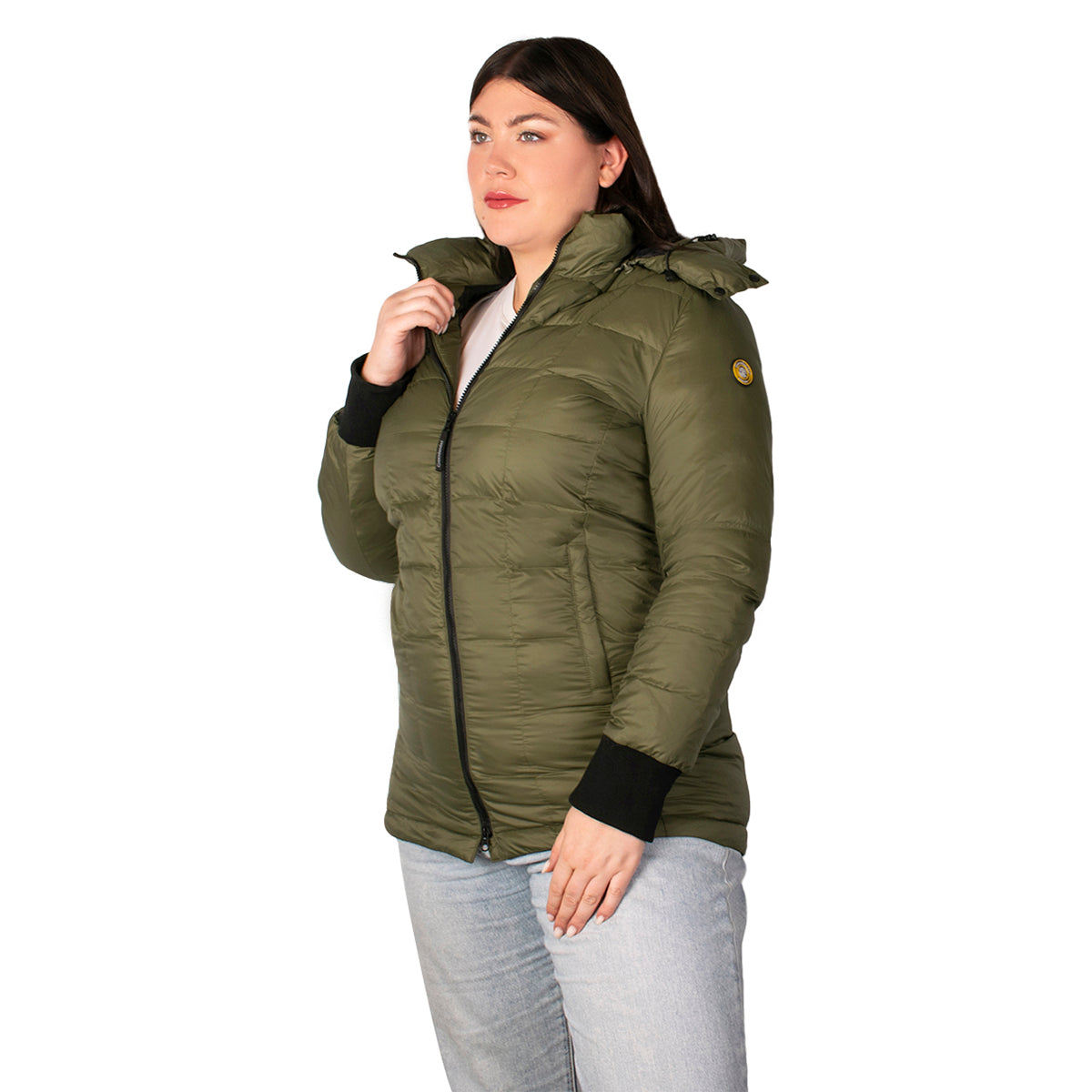 Foto 3 pulgar | Chamarra Greenlander Capitonada Con Capucha Packable Para Mujer