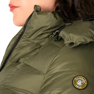 Foto 3 | Chamarra Greenlander Capitonada Con Capucha Packable Para Mujer
