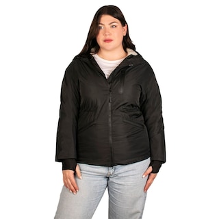 Foto 1 | Chamarra Greenlander De Pluma Tallas Extra Para Mujer