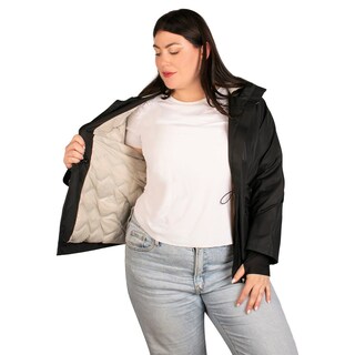 Foto 3 | Chamarra Greenlander De Pluma Tallas Extra Para Mujer