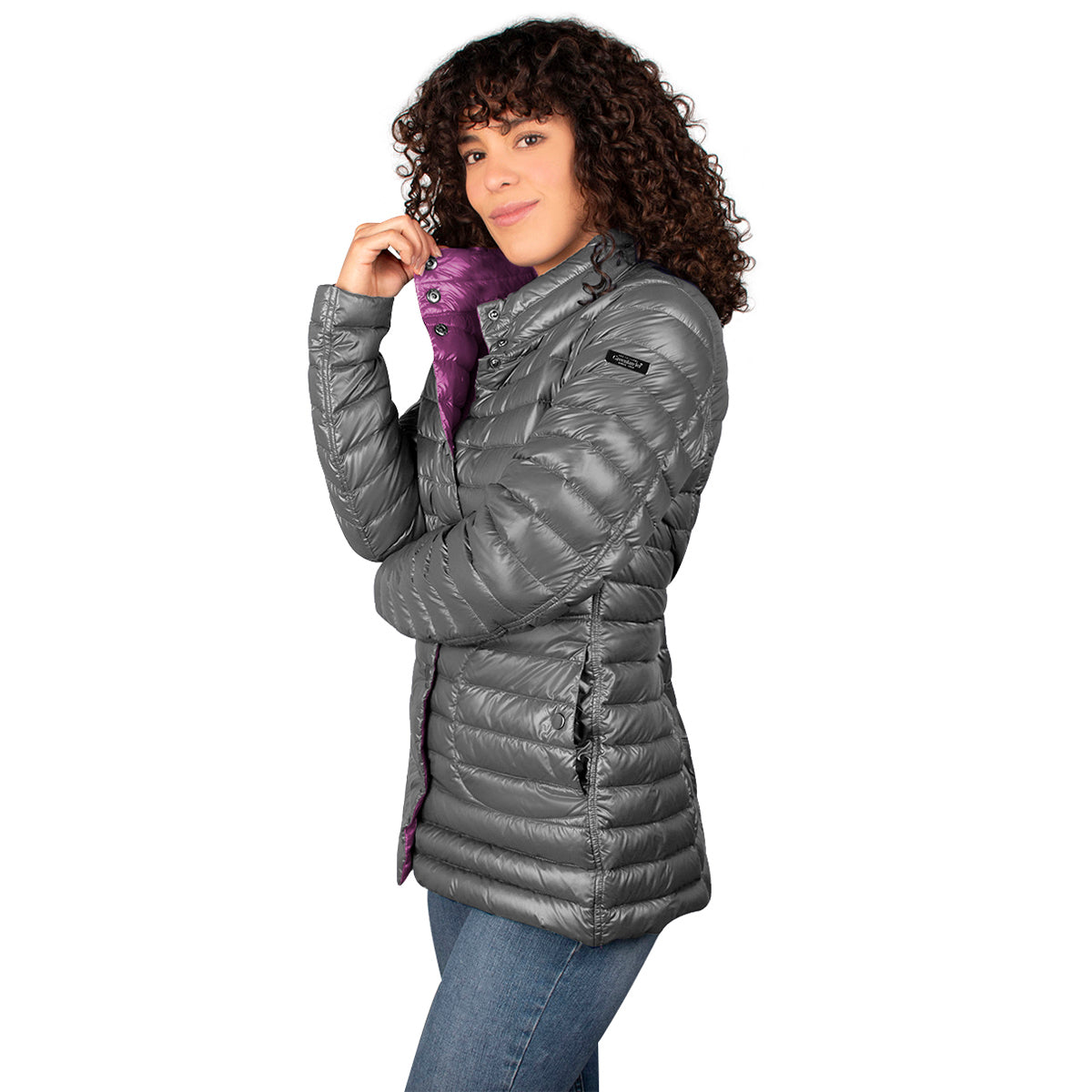 Foto 2 | Chamarra Greenlander Reversible De Pluma Para Mujer
