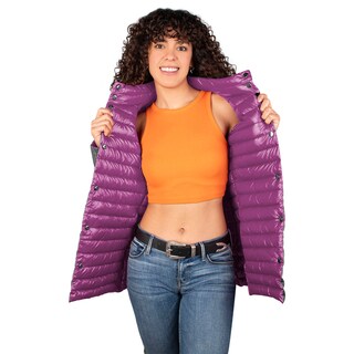 Foto 3 | Chamarra Greenlander Reversible De Pluma Para Mujer