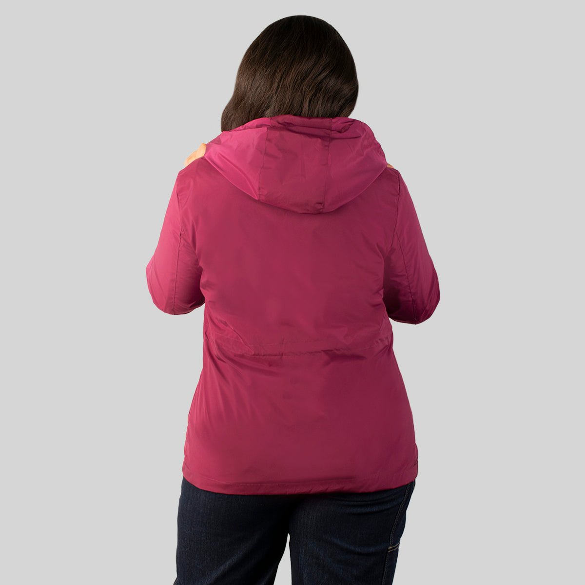 Foto 6 pulgar | Chamarra Greenlander Rompevientos Con Gorro Tallas Extra Para Mujer