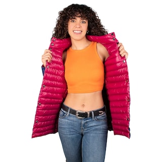 Foto 2 | Chamarra Greenlander Reversible De Pluma Para Mujer