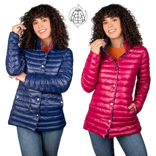 Foto 6 | Chamarra Greenlander Reversible De Pluma Para Mujer