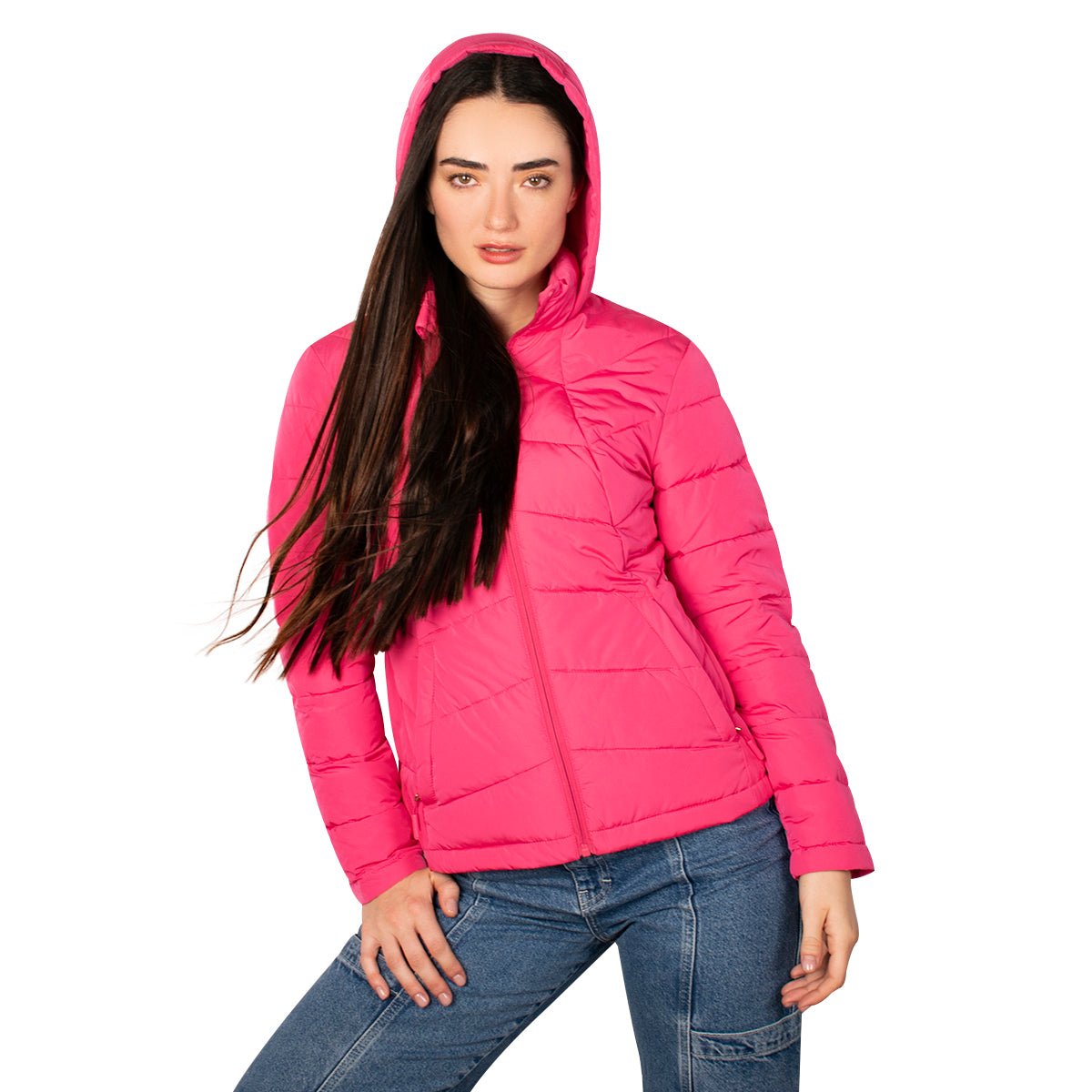 Foto 4 pulgar | Chamarra Greenlander Capitonada Con Capucha Para Mujer