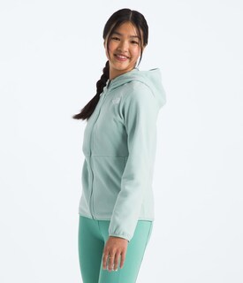 Foto 2 | Chaqueta The North Face Teen Glacier Con Cremallera Completa Y Capucha Xs - Venta Internacional.