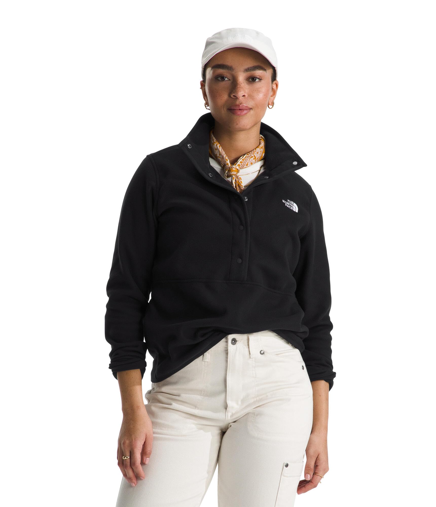 Foto 2 pulgar | Jersey De Forro Polar The North Face Glacier Tnf Negro Para Mujer Xl - Venta Internacional.