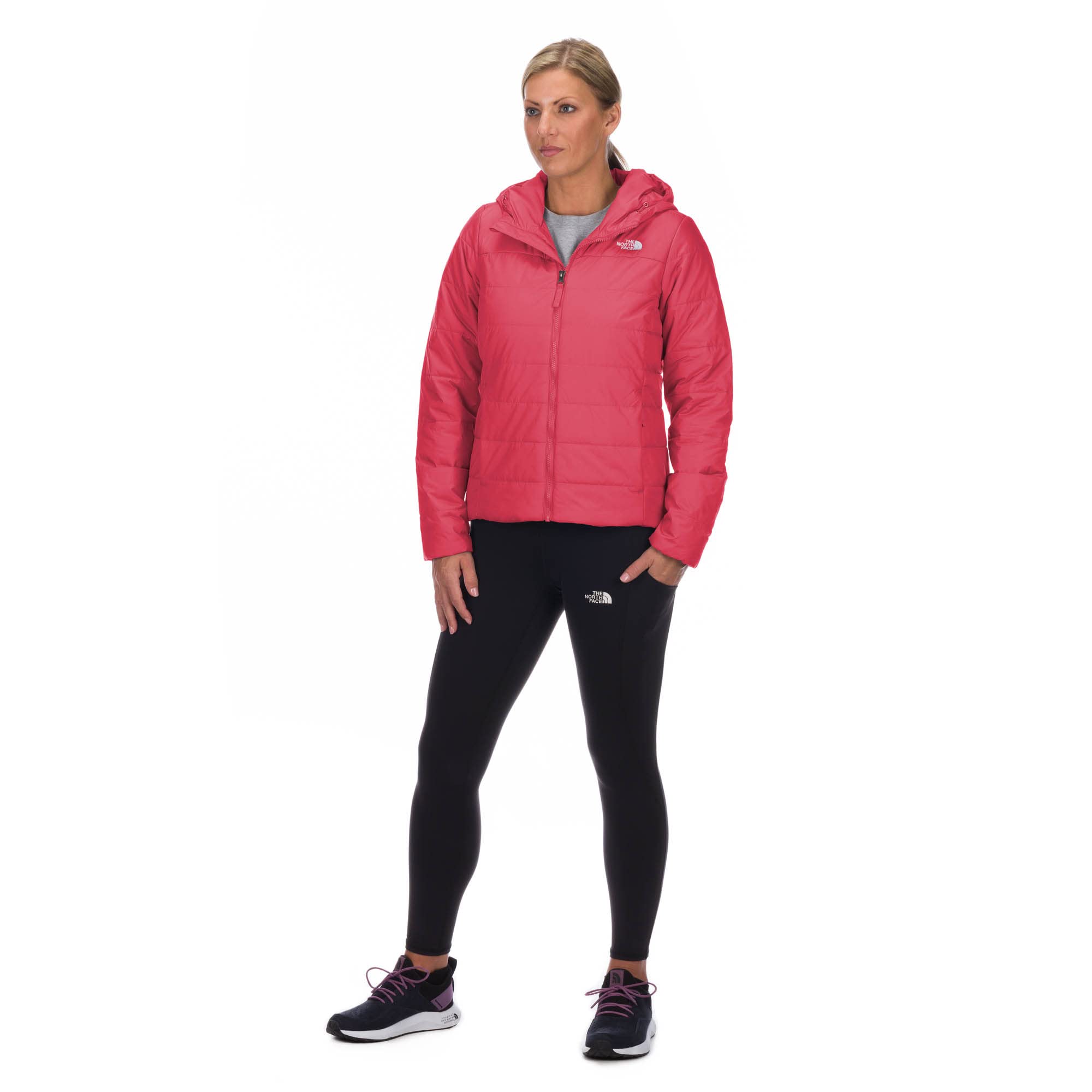 Foto 4 pulgar | Sudadera Con Capucha The North Face Flare Fleece Para Mujer - Slate Rose - Venta Internacional.