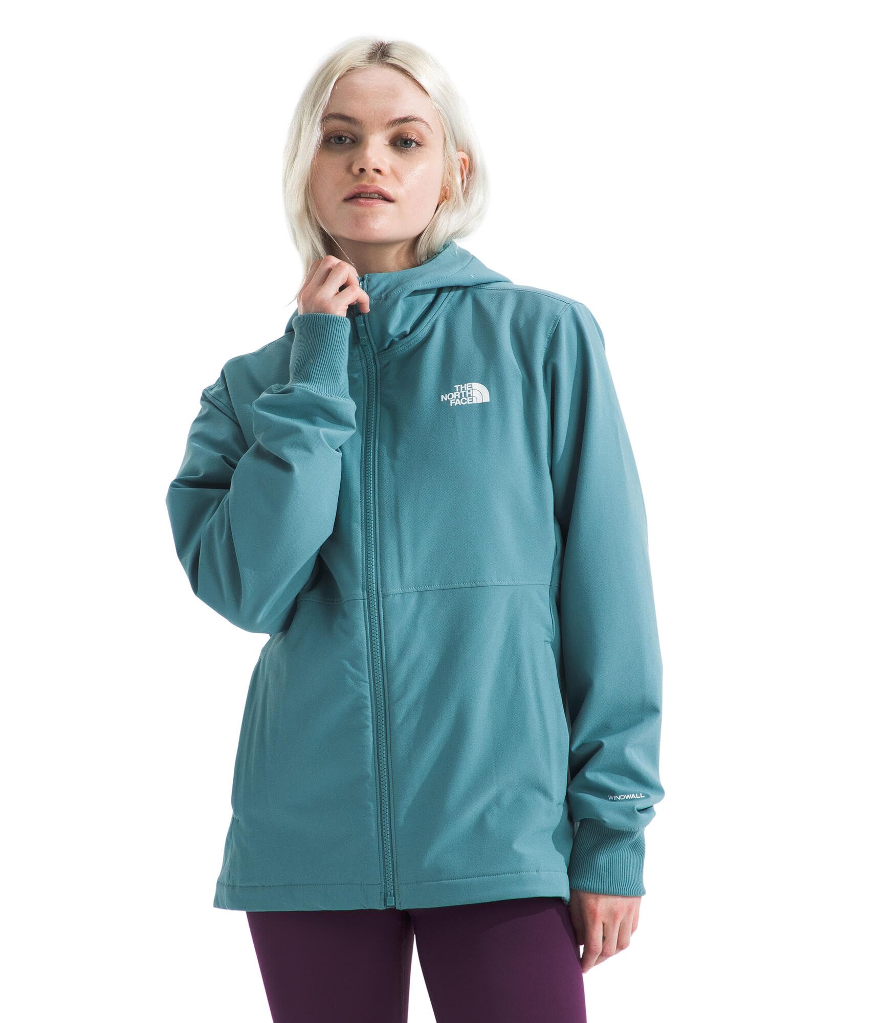 Foto 2 pulgar | Chaqueta The North Face Shelbe Raschel De Forro Polar Con Capucha Para Mujer, Azul - Venta Internacional.