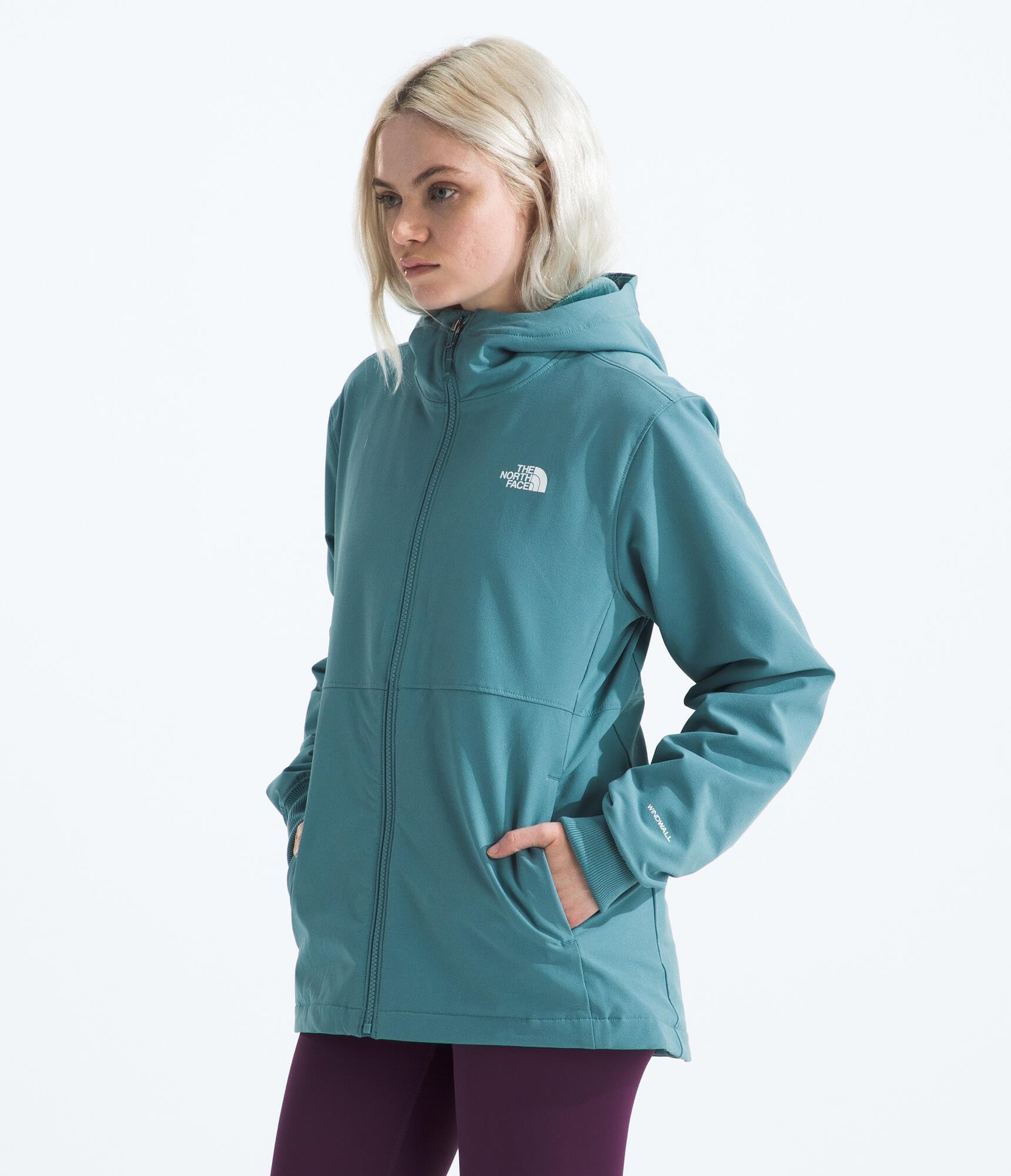 Foto 3 pulgar | Chaqueta The North Face Shelbe Raschel De Forro Polar Con Capucha Para Mujer, Azul - Venta Internacional.