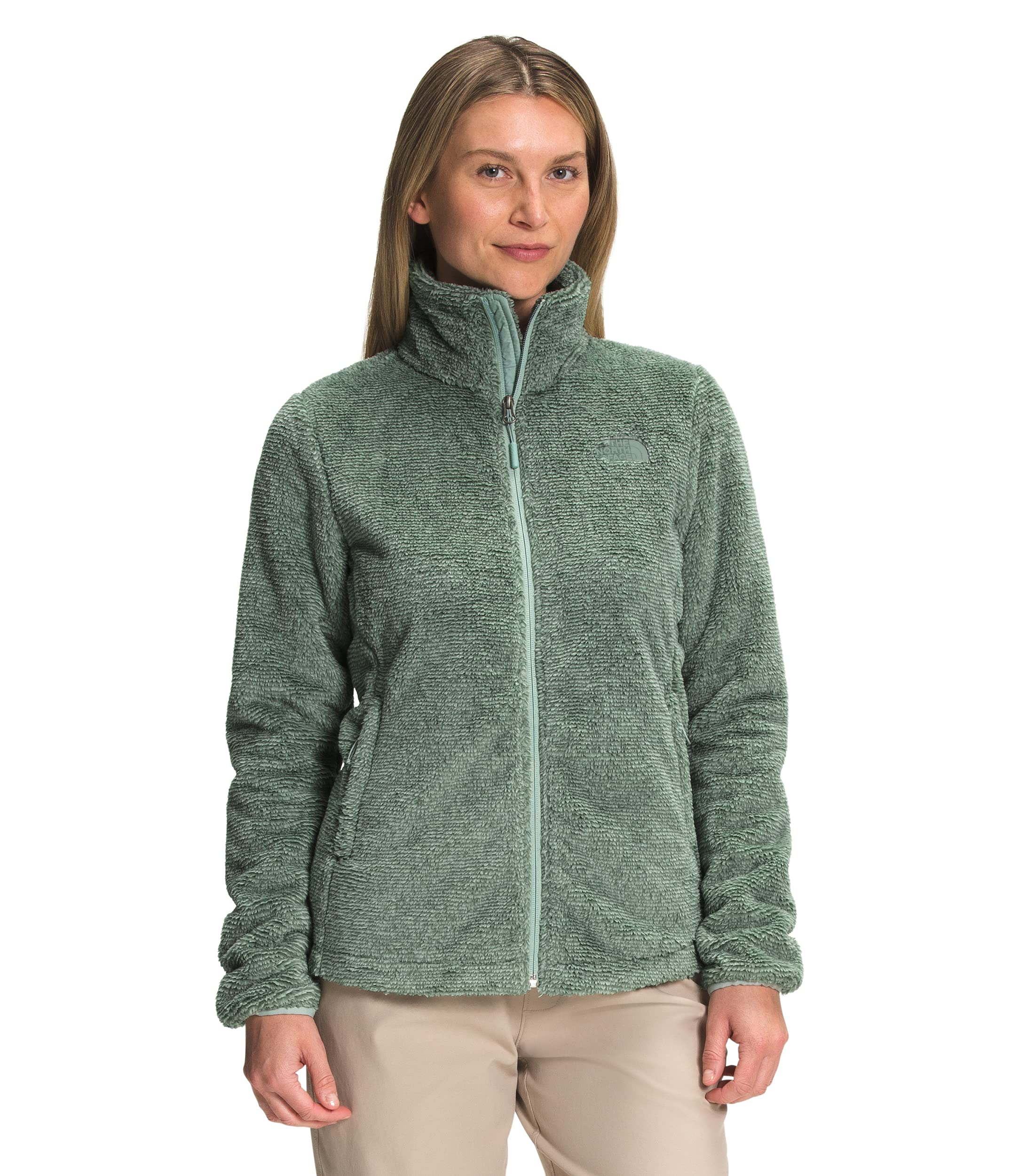 Foto 2 pulgar | Chaqueta Polar The North Face Para Mujer Osito Con Cremallera Completa, Verde - Venta Internacional.