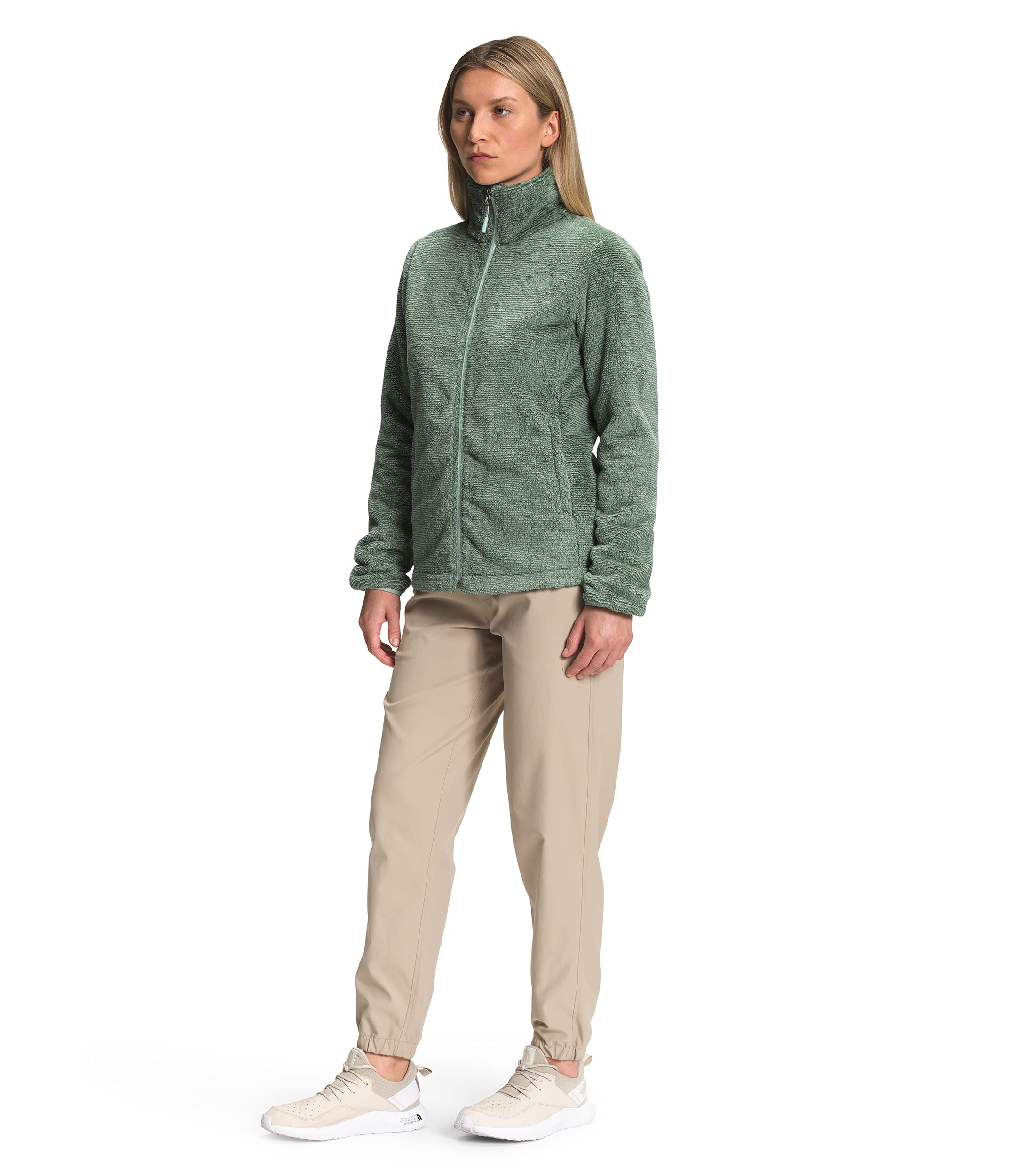 Foto 5 pulgar | Chaqueta Polar The North Face Para Mujer Osito Con Cremallera Completa, Verde - Venta Internacional.