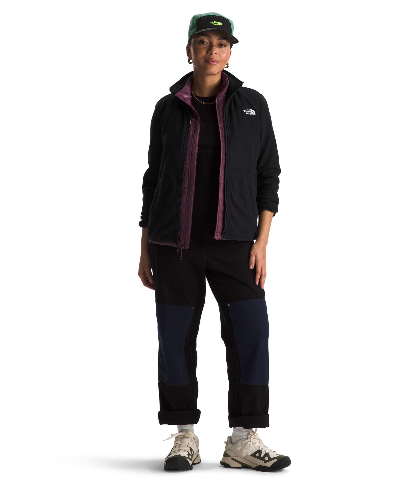 Foto 5 pulgar | Chaqueta Polar The North Face Glacier Para Mujer Tnf Negra, Talla L - Venta Internacional.