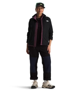 Foto 4 | Chaqueta Polar The North Face Glacier Para Mujer Tnf Negra, Talla L - Venta Internacional.