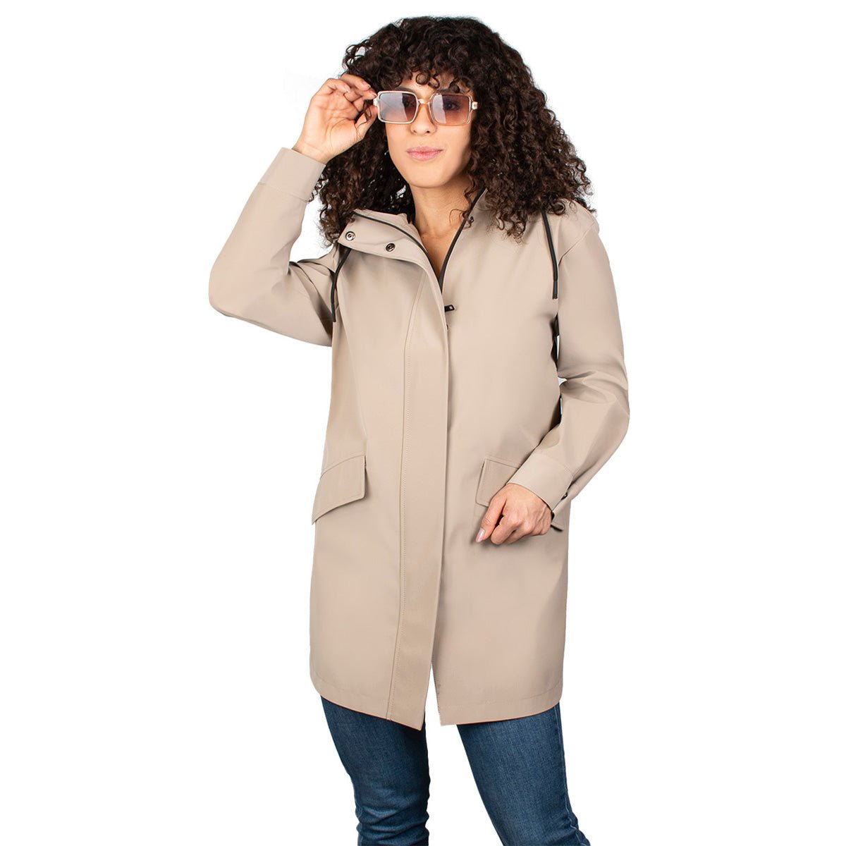 Chamarra Greenlander Rompevientos Lifestyle Capa Larga Para Mujer