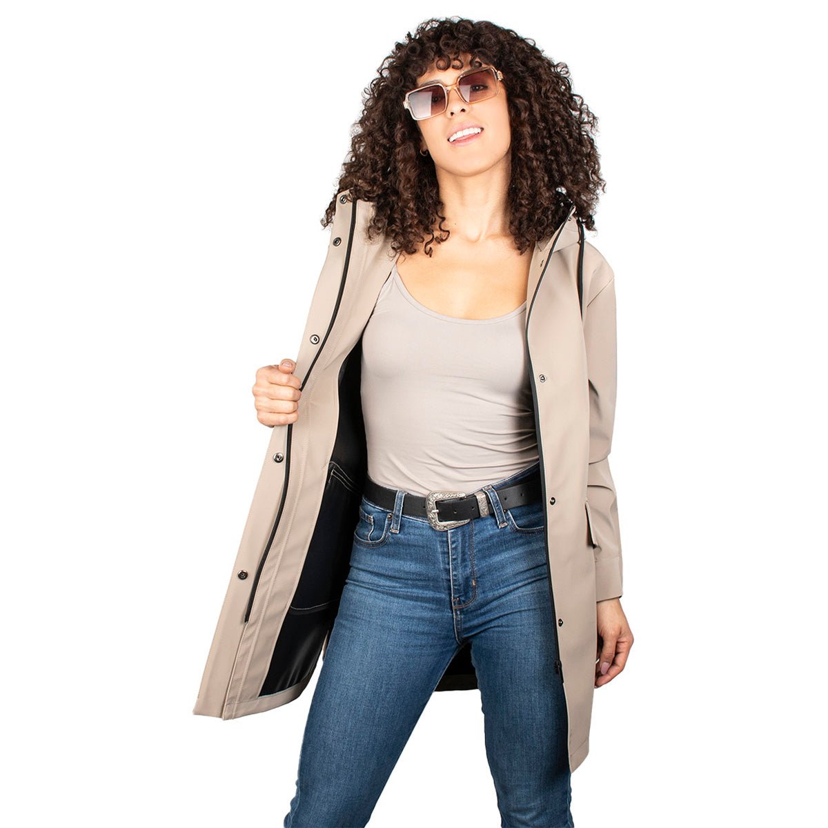 Foto 2 | Chamarra Greenlander Rompevientos Lifestyle Capa Larga Para Mujer