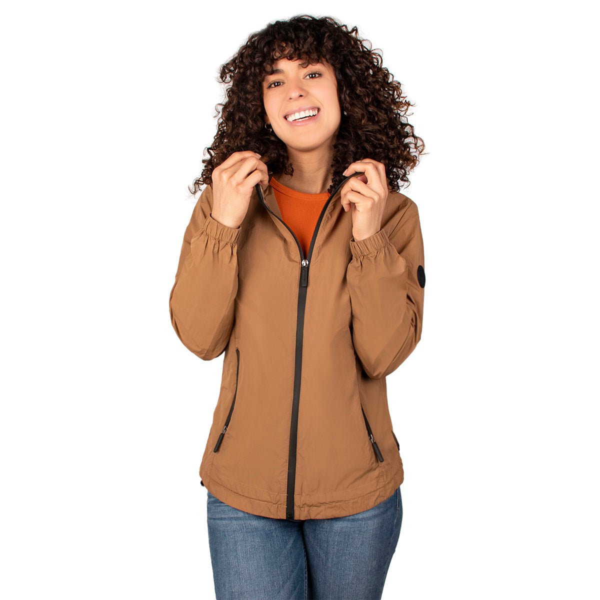 Chamarra Greenlander Rompevientos Ligero Para Mujer