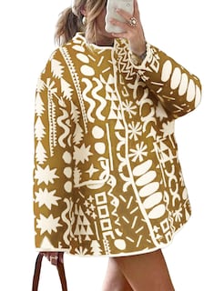 Foto 1 | Chaqueta Acolchada Yimoon Para Mujer, Ligera, Con Estampado Floral, Color Caqui - Venta Internacional.