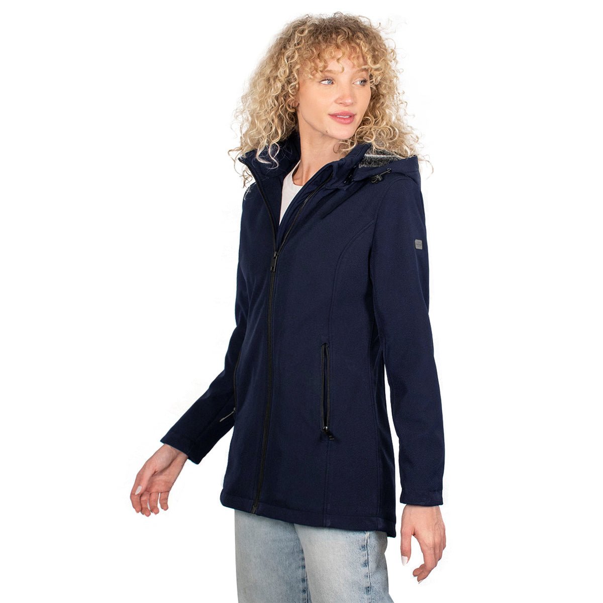 Foto 5 pulgar | Chamarra Greenlander Softshell Con Gorro Desmontable Para Mujer