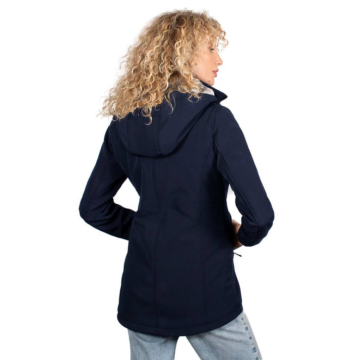 Foto 5 | Chamarra Greenlander Softshell Con Gorro Desmontable Para Mujer