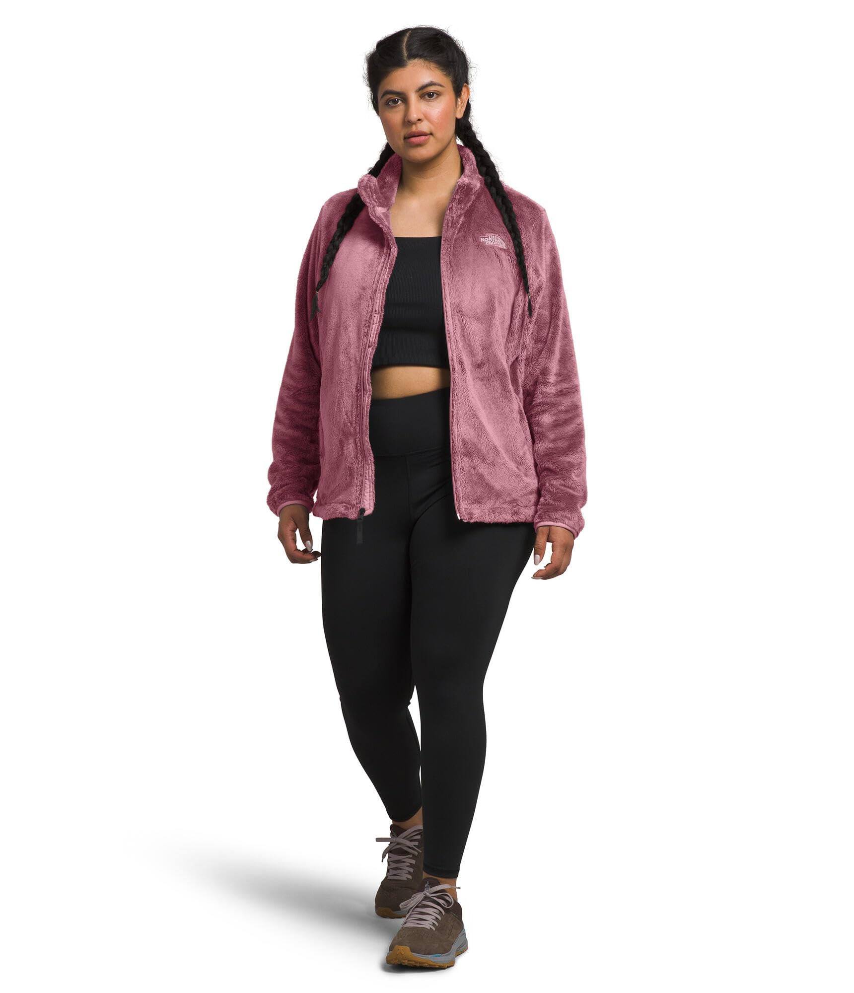 Foto 3 | Chaqueta Polar The North Face Para Mujer Osito Mauve, Talla S - Venta Internacional.