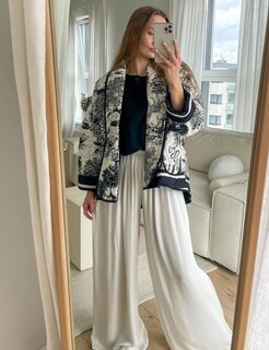 Foto 3 | Chaqueta Yimoon, Acolchada, Acolchada, Con Estampado Floral Vintage - Venta Internacional.