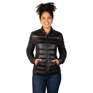 Foto 1 | Chamarra Greenlander Capitonada De Pluma Packable Para Mujer