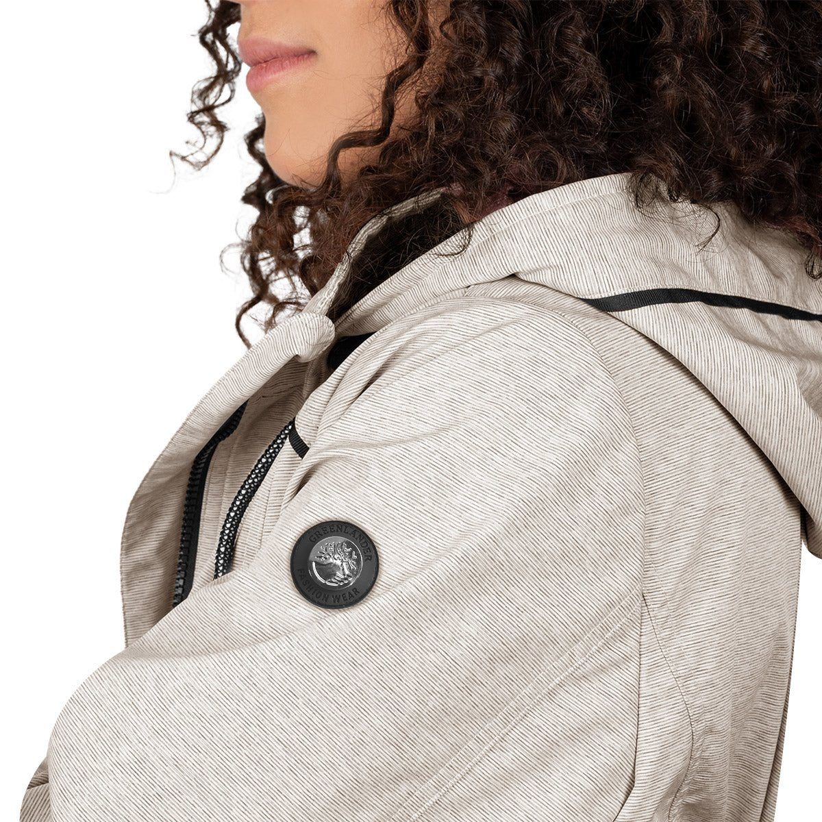 Foto 5 pulgar | Chamarra Greenlander Rompevientos Con Gorro Desmontable Para Mujer