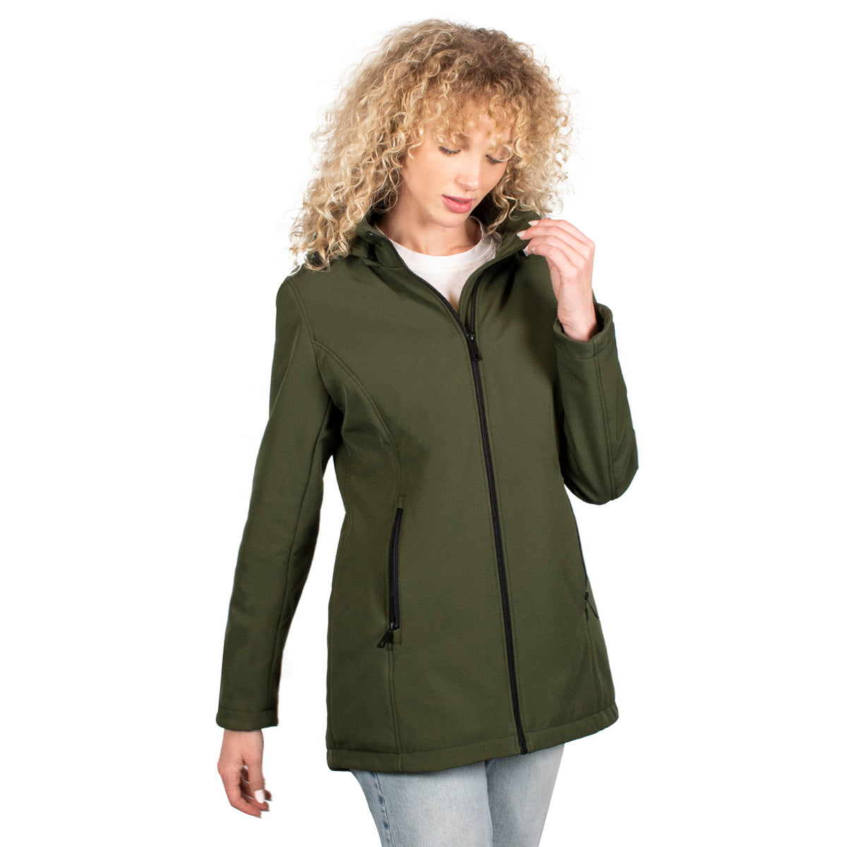 Foto 2 pulgar | Chamarra Greenlander Softshell Con Gorro Desmontable Para Mujer