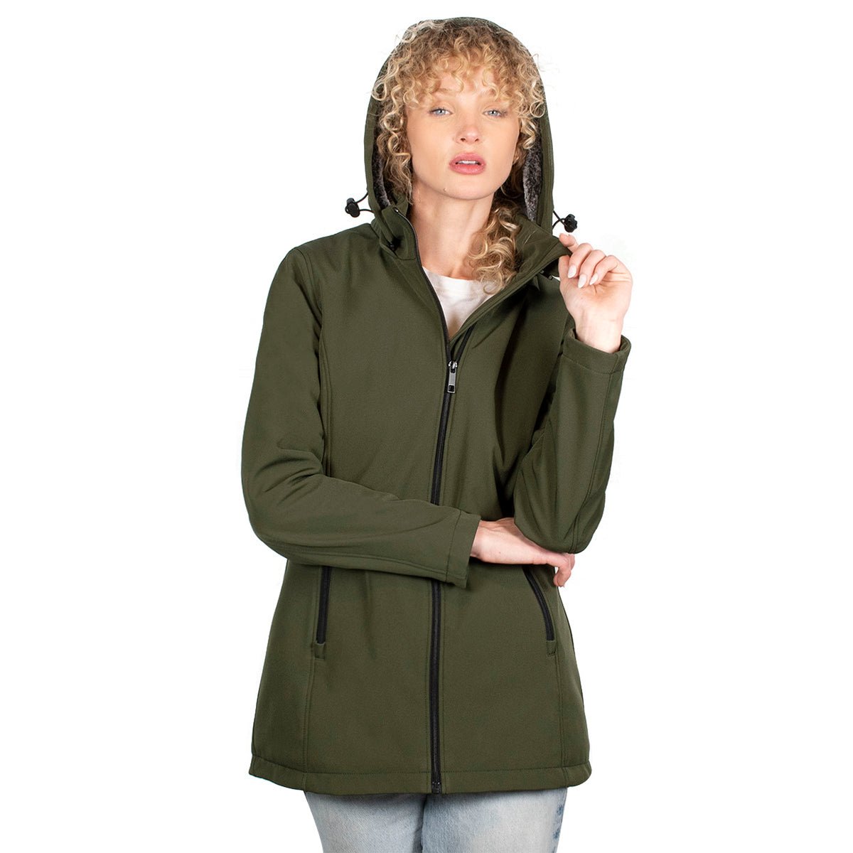 Foto 3 pulgar | Chamarra Greenlander Softshell Con Gorro Desmontable Para Mujer