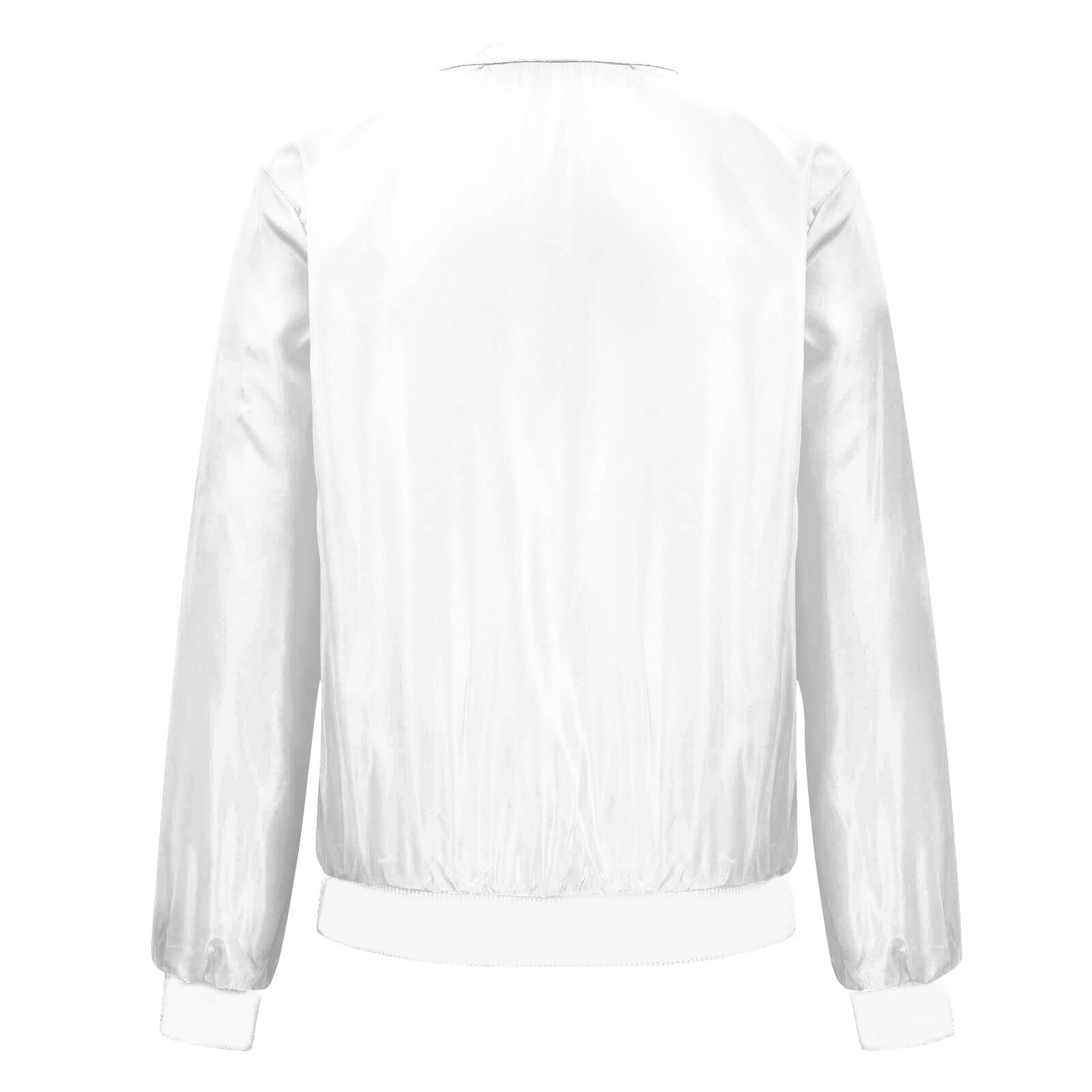 Foto 4 | Chaqueta Cotecram Bomber Para Mujer, Corta, Color Blanco, Talla M - Venta Internacional.