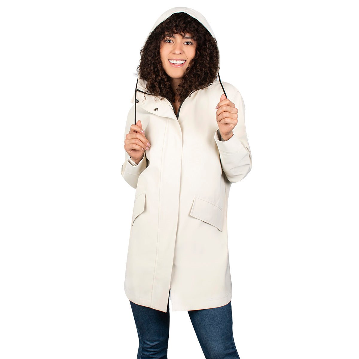 Foto 5 pulgar | Chamarra Greenlander Rompevientos Lifestyle Capa Larga Para Mujer