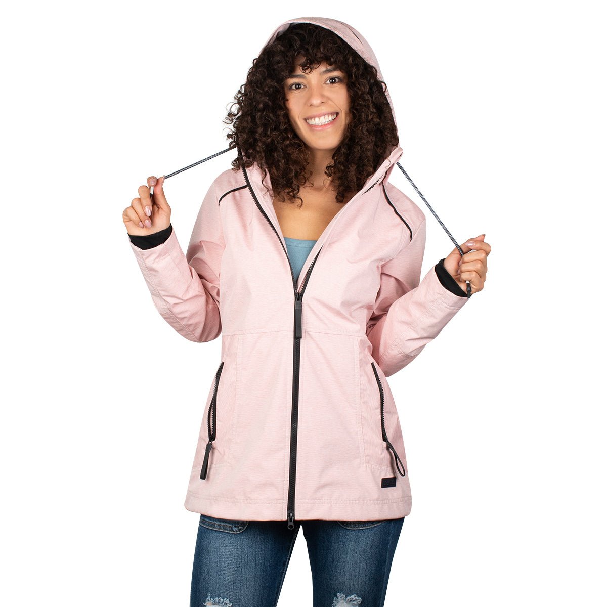 Foto 7 pulgar | Chamarra Greenlander Rompevientos Con Gorro Desmontable Para Mujer