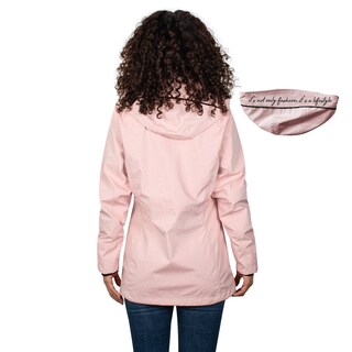 Foto 7 | Chamarra Greenlander Rompevientos Con Gorro Desmontable Para Mujer